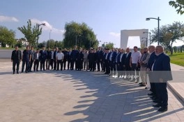 Seyid Yəhya Bakuviyə həsr olunmuş beynəlxalq konfransın iştirakçıları Xankəndidə olublar - FOTO