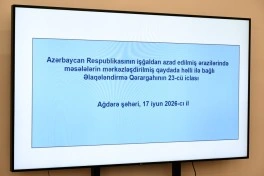 Əlaqələndirmə Qərargahının növbəti iclası Ağdərə şəhərində keçirilib - FOTO - YENİLƏNİB