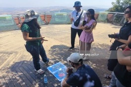 Azərbaycanlı jurnalistlər İsrail-Livan sərhədində olublar - FOTO