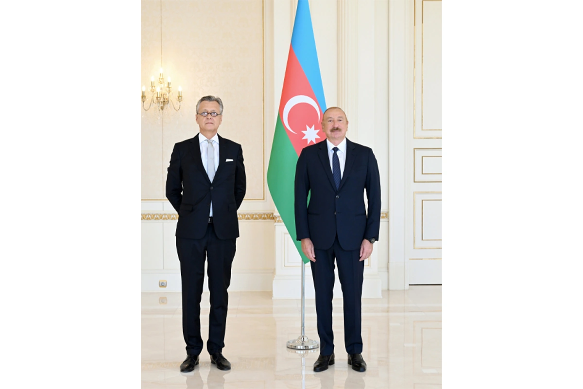 Prezident İlham Əliyev Almaniyanın yeni səfirinin etimadnaməsini qəbul edib