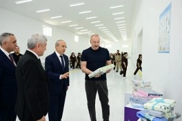 Xocalı şəhərində “Qarabağ Tekstil Evi” MMC istifadəyə verilib - FOTO