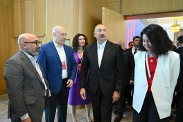 Prezident İlham Əliyev IV Şuşa Qlobal Media Forumunun açılışında iştirak edib - FOTO - VİDEO - YENİLƏNİB-1