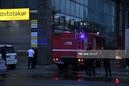 Bakıda yaşayış binasında yanğın söndürülüb - YENİLƏNİB-1 - FOTO