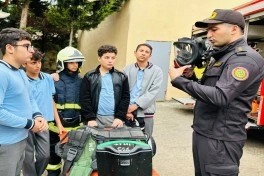 FHN-in Dövlət Yanğından Mühafizə Xidməti növbəti “açıq qapı günü” tədbirləri keçirib