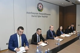 Ceyhun Bayramov Pan-Afrika Parlamentinin prezidenti ilə görüşüb