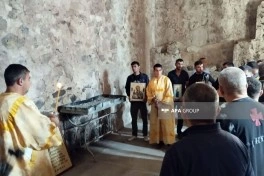 Alban-Udi dini icmasının nümayəndələri Xudavəng monastır kompleksini ziyarət ediblər - FOTO - YENİLƏNİB