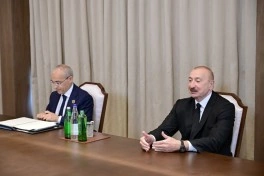 Prezident Ərəb Koordinasiya Qrupuna daxil olan üzv qurumların rəhbər şəxslərini qəbul edib - FOTO