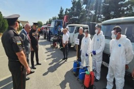 Fövqəladə hadisələrlə bağlı mülki müdafiə məşqləri keçirilib
