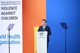 Leyla Əliyeva Səmərqənddə Uşaqların rifahına investisiya mövzusunda Ümumdünya Sammitinin açılışında iştirak edib - FOTO