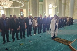 Naxçıvanda Qurban bayramı münasibətilə bayram namazı qılınıb