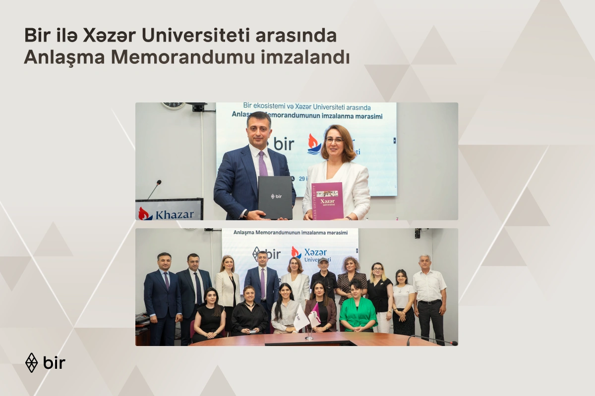 Bir və Xəzər Universiteti gələcəyin peşəkarları üçün güclərini birləşdirir