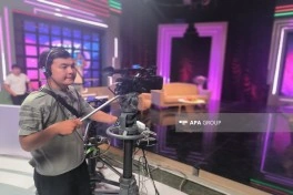 Azərbaycanlı jurnalistlər Qırğızıstanın aparıcı dövlət media korporasiyasının işi ilə tanış olublar - FOTO