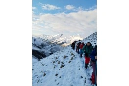 FHN-in əməkdaşı Heydər Əliyev zirvəsinə yürüş edib - FOTO