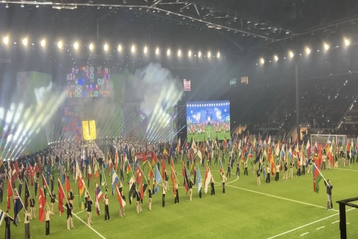 Bakıda 15 yaşadək futbolçular arasında dünya çempionatı və festivalının açılış mərasimi keçirilib - YENİLƏNİB