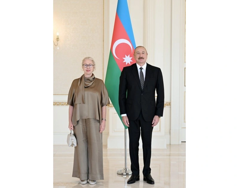 Prezident İlham Əliyev İsveçin Azərbaycana yeni təyin olunmuş səfirini qəbul edib