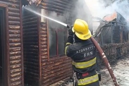 Bakıda obyektdə yanğın söndürülüb, xəsarət alan olmayıb - YENİLƏNİB-2 - FOTO