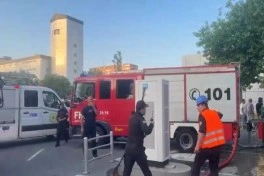 Bakıda obyektdə yanğın söndürülüb, xəsarət alan olmayıb - YENİLƏNİB-1 - FOTO - VİDEO