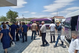 Cəbrayılın Şükürbəyli kəndinə növbəti köç olub, açarlar təqdim olunub - YENİLƏNİB-1 - FOTO