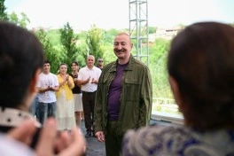 Prezident İlham Əliyev Xocavənd rayonunun Quzeyxırman kəndində olub - FOTO - YENİLƏNİB