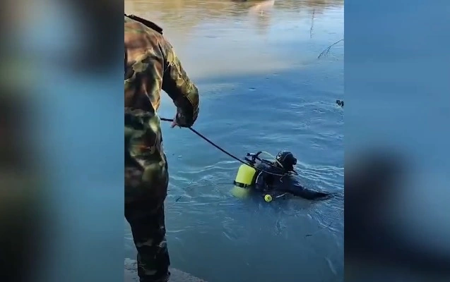 Kanalda batan uşağın axtarışları davam edir  - Video - Yenilənib
