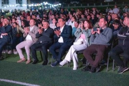 “AzerGold” və Bakı Media Mərkəzinin təşkilatçılığı ilə Daşkəsəndə milli kino seansı keçirilib - FOTO