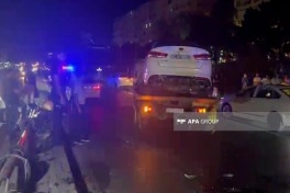 Bakıda qəza nəticəsində iki nəfər xəsarət alıb
