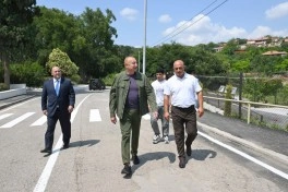 Prezident İlham Əliyev Xocavənd rayonunun Quzeyxırman kəndində olub - FOTO