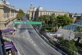 Bakıda Formula 1 üzrə Azərbaycan Qran-Prisində ilk sərbəst yürüş başa çatıb - FOTO - YENİLƏNİB