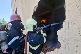 Binəqədi-Novxanı-Mehdiabad yolunda obyektdə yanğın məhdudlaşdırılıb - YENİLƏNİB-1 - FOTO - VİDEO