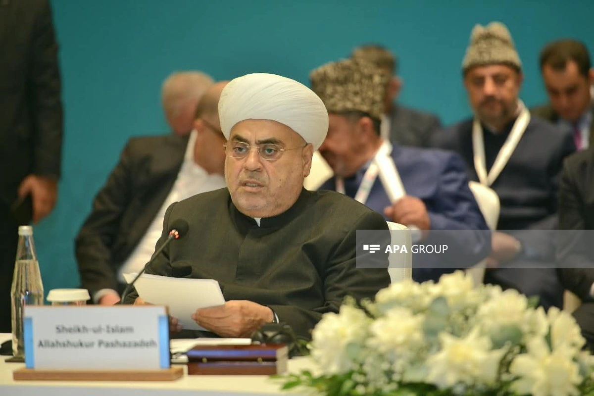 Allahşükür Paşazadə: Qarabağda bərpa-quruculuq işlərində TDT-yə üzv dövlətlər dəstəklərini əsirgəməyib