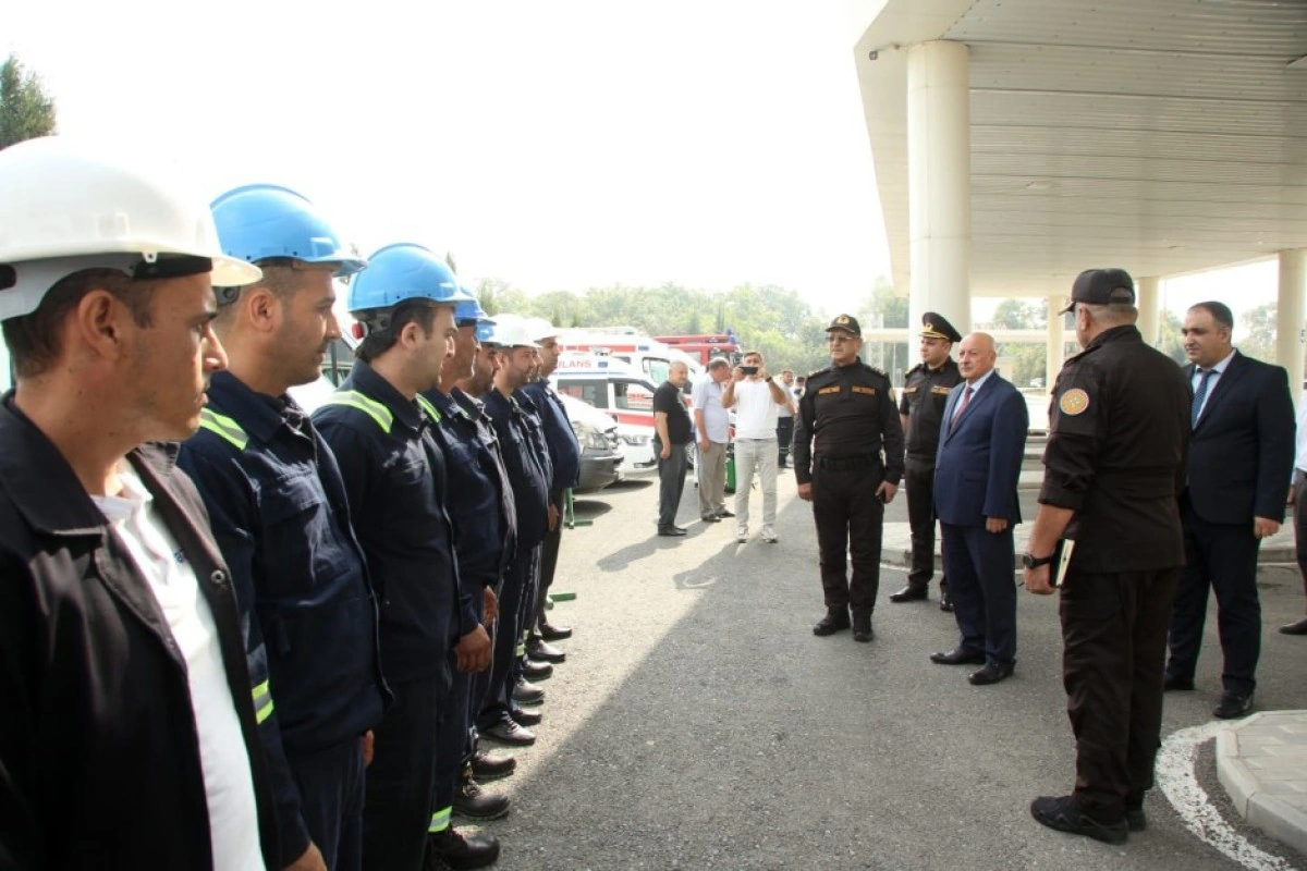 FHN-in Qarabağ Regional Mərkəzi nümunəvi mülki müdafiə məşqi keçirib