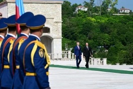 Slovakiya Prezidentinin Şuşada rəsmi qarşılanma mərasimi olub