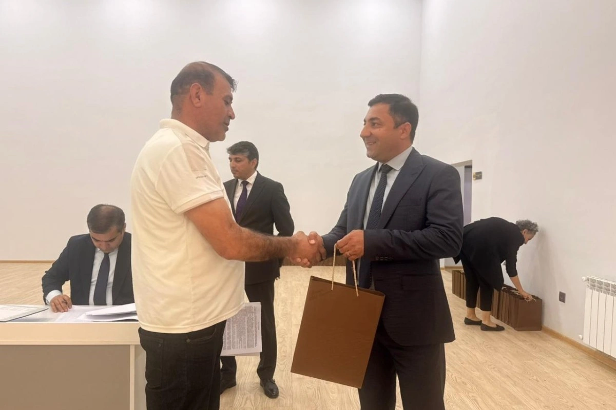 Növbəti köç karvanı Cəbrayılın Şükürbəyli kəndinə çatıb, açarlar təqdim olunub - FOTO - YENİLƏNİB-1