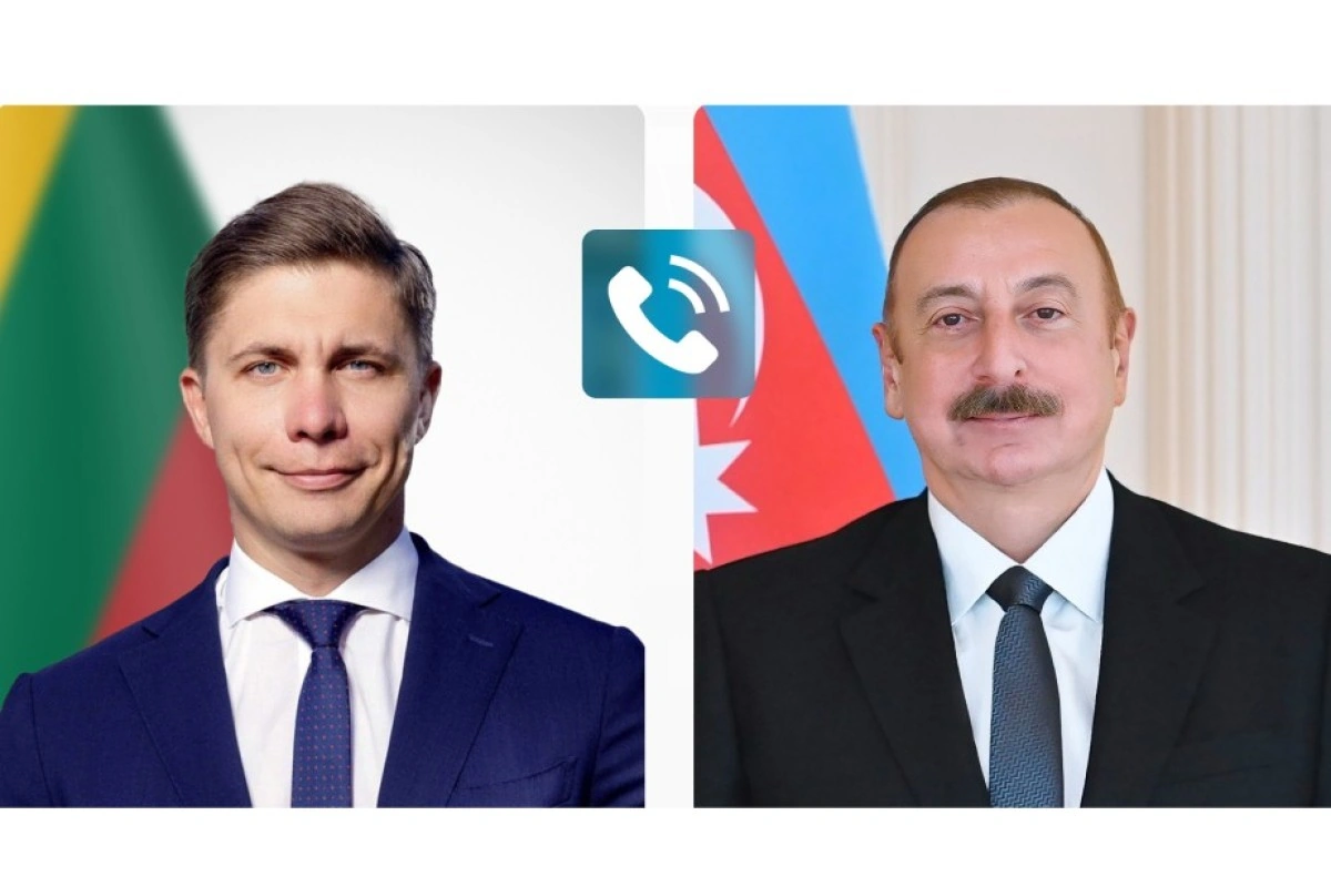 Litva Baş naziri Prezident İlham Əliyevə zəng edib