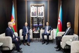 Aqil Qurbanov “ADEX-2026” sərgisində bir sıra görüşlər keçirib - FOTO