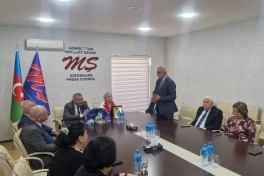 MŞ-da Əməkdar jurnalist Əminə Yusifqızının yubileyinə həsr olunmuş toplantı keçirilib - FOTO