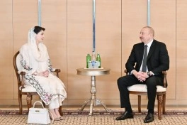 Prezident İlham Əliyev Pakistanın Pəncab əyalətinin Baş nazirini qəbul edib - YENİLƏNİB