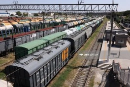 Azərbaycandan tranzit keçməklə Ermənistana buğda və propan göndərilib - FOTO