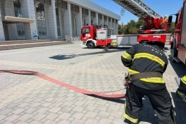 Dövlət Yanğından Mühafizə Xidməti yanğın-taktiki təlimi keçirib