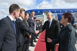 Azərbaycan Prezidenti İlham Əliyev Almaniyaya rəsmi səfərə gəlib