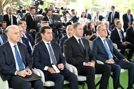 Azərbaycan və Slovakiya prezidentləri Şuşada mətbuata bəyanatlarla çıxış ediblər - FOTO - VİDEO - YENİLƏNİB-1