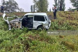 Zaqatalada avtomobil teplovozla toqquşub, xəsarət alan var - FOTO