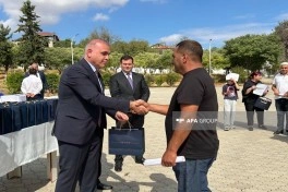 Növbəti köç karvanı Xocavənd şəhərinə çatıb, açarlar təqdim edilib - FOTO - YENİLƏNİB