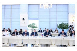 Bakıda Azərbaycan və Rusiya Parlamentlərarası Əməkdaşlıq Komissiyasının 24-cü iclası keçirilib - FOTO - YENİLƏNİB