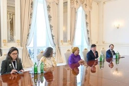 Prezident İlham Əliyev BMT Baş katibinin müavinini qəbul edib