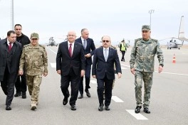 Xocavənddə Azərbaycan-Türkiyə-Özbəkistan birgə hərbi təliminin "Yüksək Səviyyəli Müşahidəçi Günü" keçirilir - VİDEO