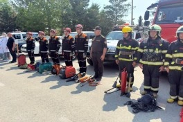 FHN-in Aran Regional Mərkəzi mülki müdafiə məşqi keçirib - FOTO