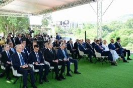Azərbaycan və Slovakiya prezidentləri Şuşada mətbuata bəyanatlarla çıxış ediblər - FOTO - VİDEO - YENİLƏNİB-1