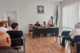 Fövqəladə hallarda davranış qaydaları barədə tədbirlər keçirilib