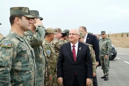 Xocavənddə Azərbaycan-Türkiyə-Özbəkistan birgə hərbi təliminin "Yüksək Səviyyəli Müşahidəçi Günü" keçirilir - VİDEO